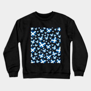 Saltire Hearts Scotland Love Crewneck Sweatshirt